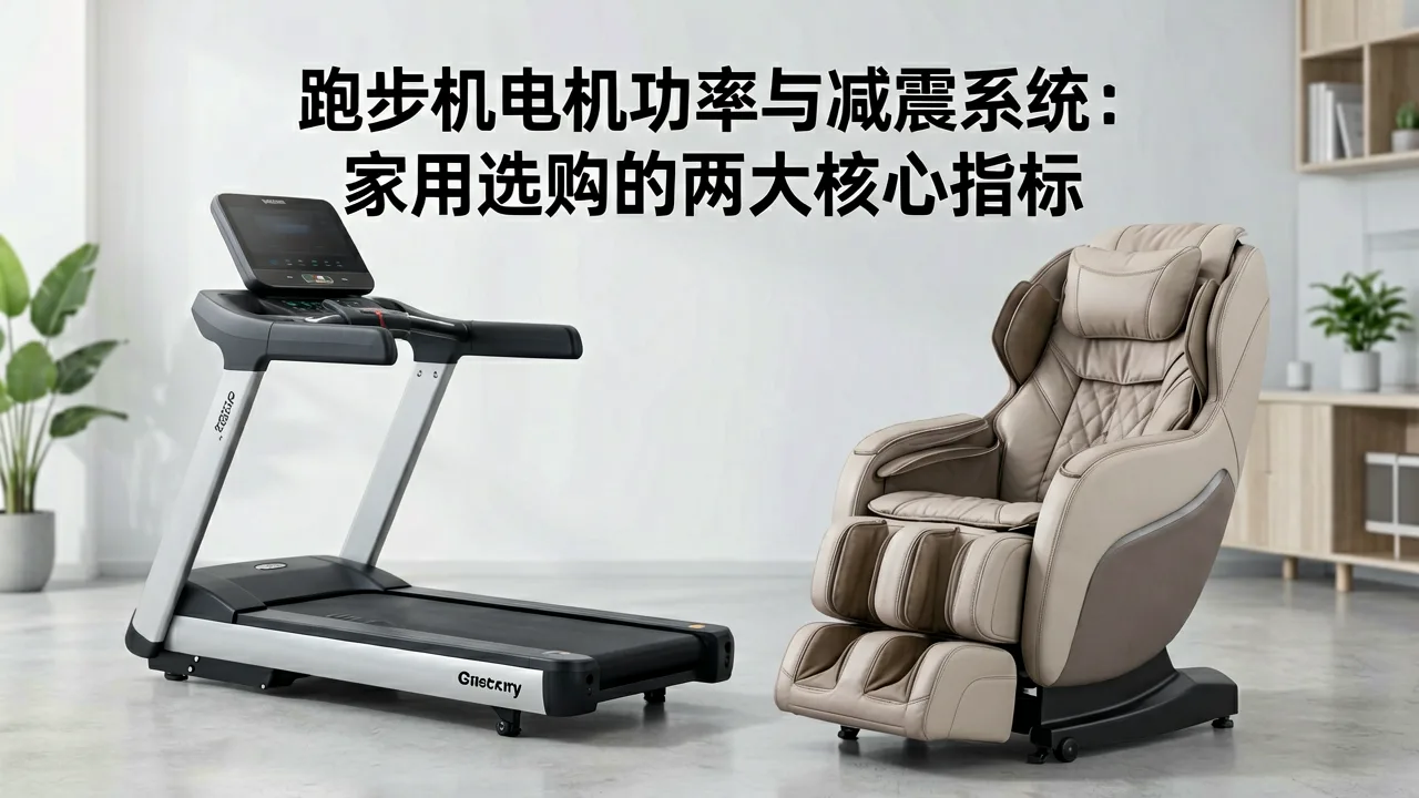 跑步机电机功率与减震系统:家用选购的两大核心指标
